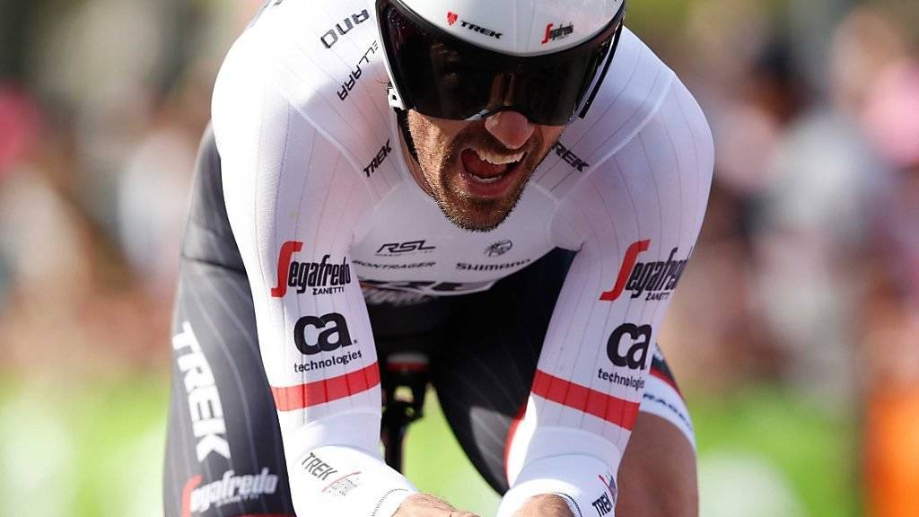 Fabian Cancellara beim Auftakt-Zeitfahren des Giro d'Italia am 6. Mai in Apeldoorn