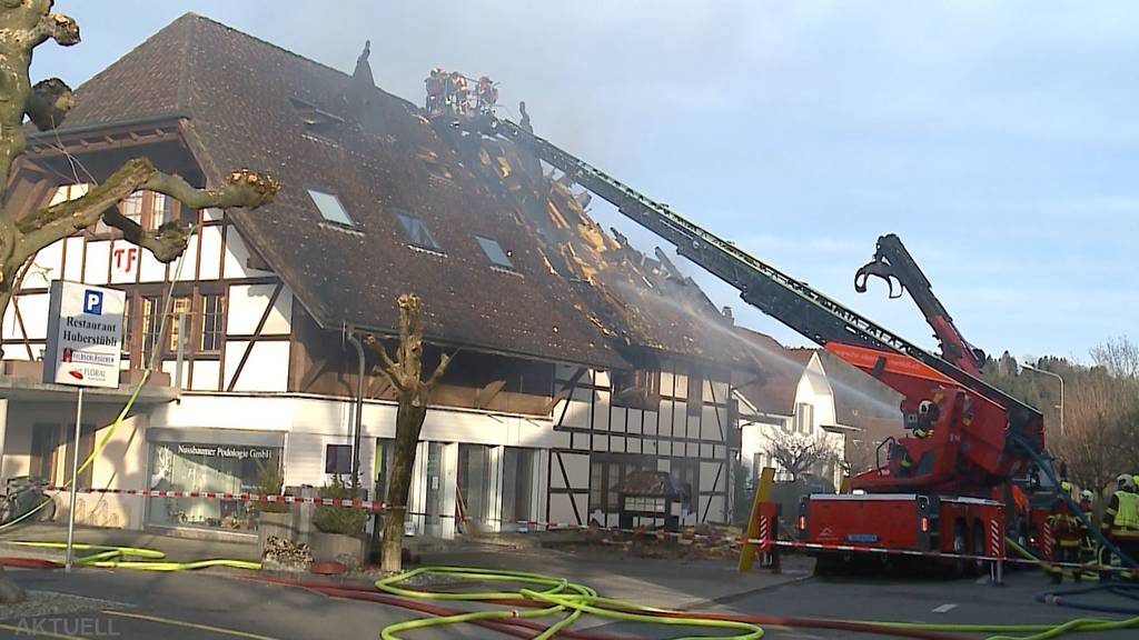 Haus in Oberkulm brannte wegen falsch installierter Wärmelampen
