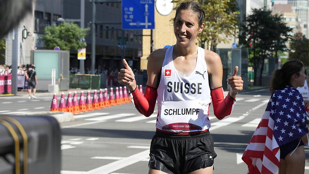 Fabienne Schlumpf strahlt nach ihrem 12. Platz