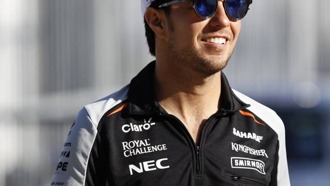 Sergio Perez auch 2017 bei Force India