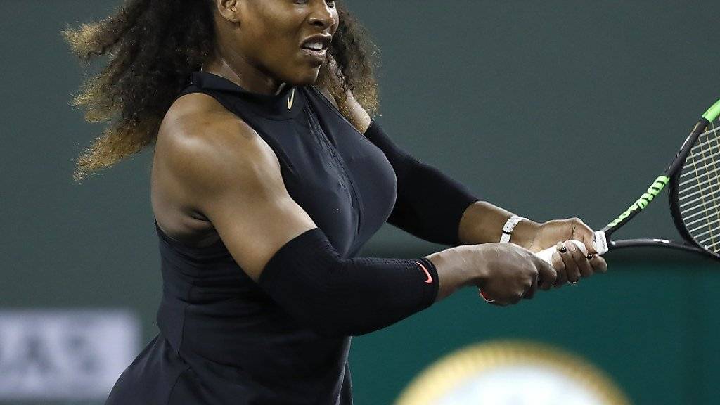 Nach 14-monatiger Babypause zurück auf dem Tennis-Court: Serena Williams