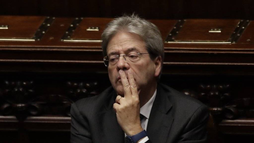 Italiens neuer Regierungschef Paolo Gentiloni, der sich noch im Senat einer Vertrauensabstimmung stellen muss.