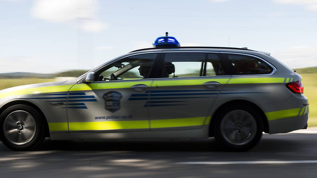 Die Aargauer Kantonspolizei hat zwei mutmassliche Einbrecher nach einer spektakulären Flucht in einem Waldgebiet bei Neuenhof festgenommen. (Archivbild)