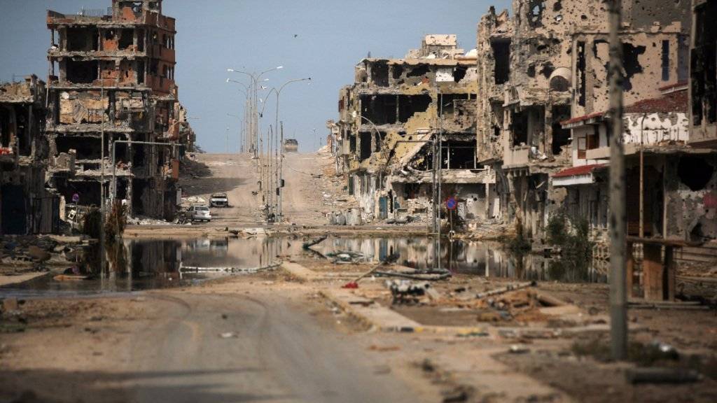 Archivaufnahme des seit Jahren umkämpften Sirte aus dem Jahr 2011.