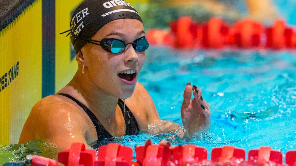 So schnell wie nie zuvor eine Schweizerin über 50 m Rücken: Angelina Patt