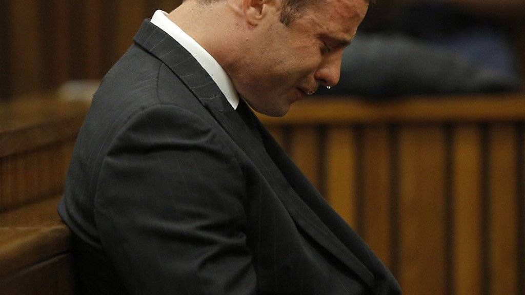 Oscar Pistorius ist nur noch ein Häufchen Elend