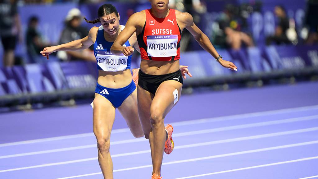 Mujinga Kambundji zieht in 11,05 Sekunden souverän in die Olympia-Halbfinals über 100 m ein