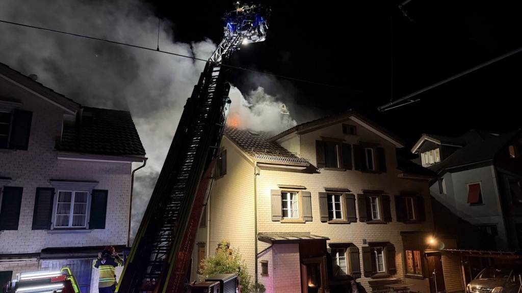 Am Sonntagabend ist es in Herisau zu einem Brand in einem Mehrfamilienhaus gekommen.