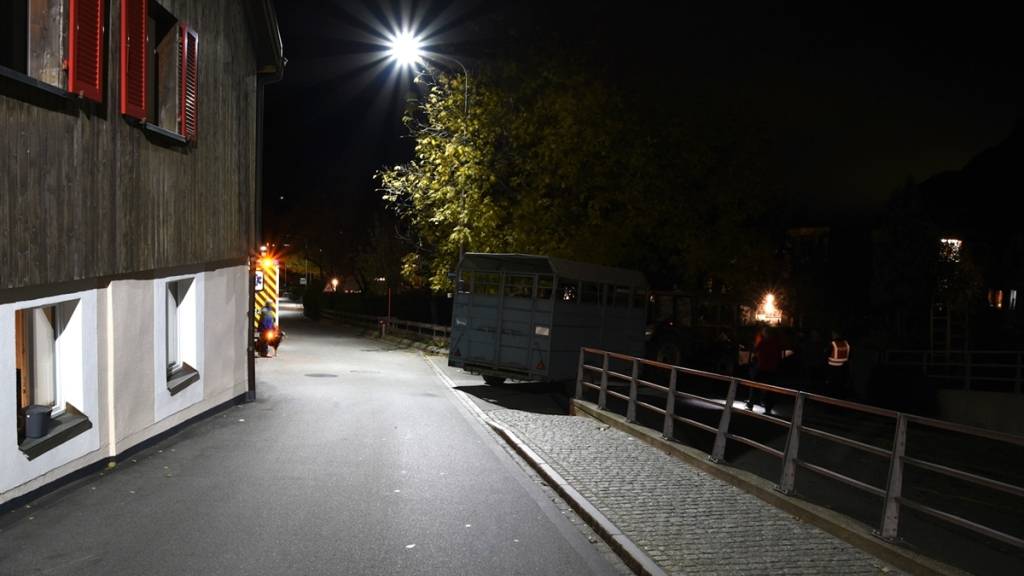Der Unfall geschah auf der Kreuzung der Hirschengasse in Richtung Winkel in Igis GR.