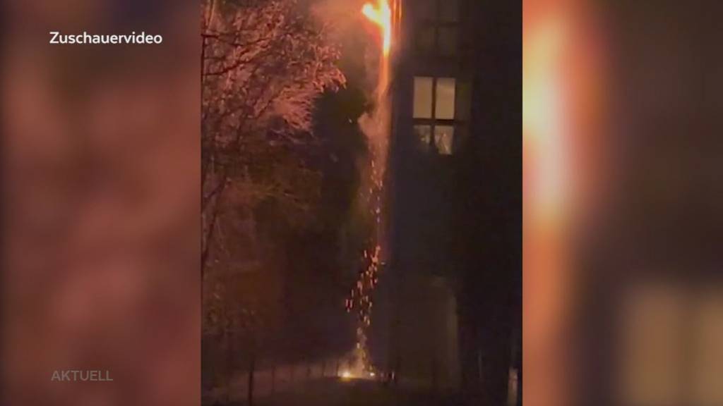 Hochhausbrand: In Zofingen müssen neun Personen ins Spital