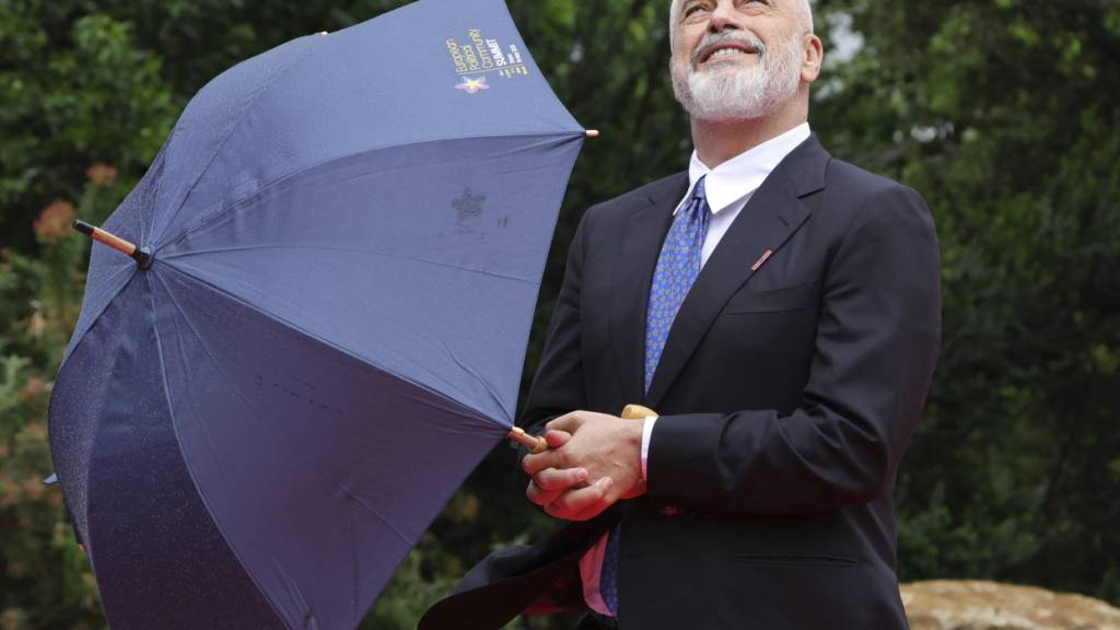 ARCHIV - Der albanische Ministerpräsident Edi Rama. Foto: Vlasov Sulaj/AP/dpa/Archivbild