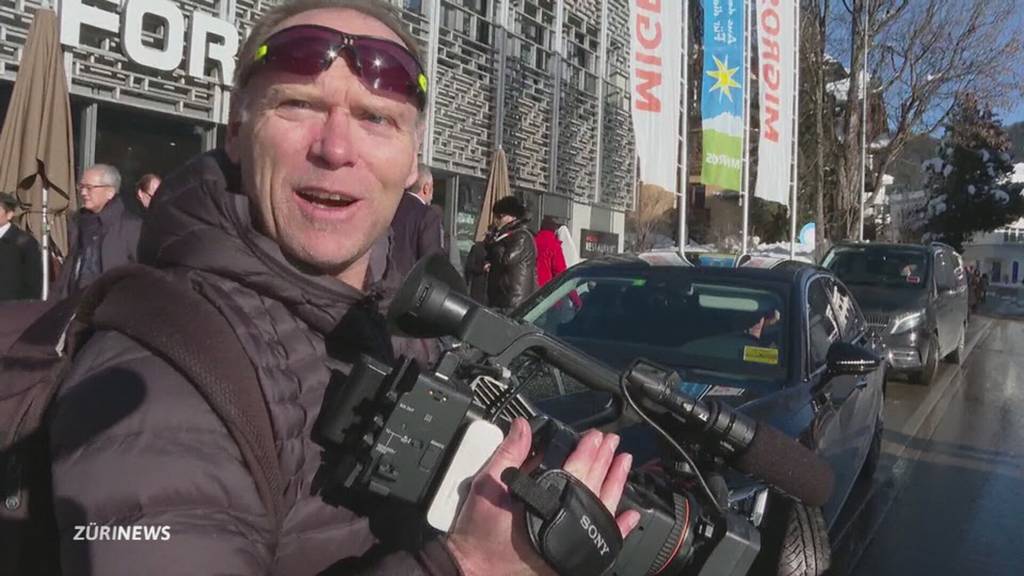 Journalisten am WEF: Für das Bild des Tages spurtet Benno Kälin durch ganz Davos