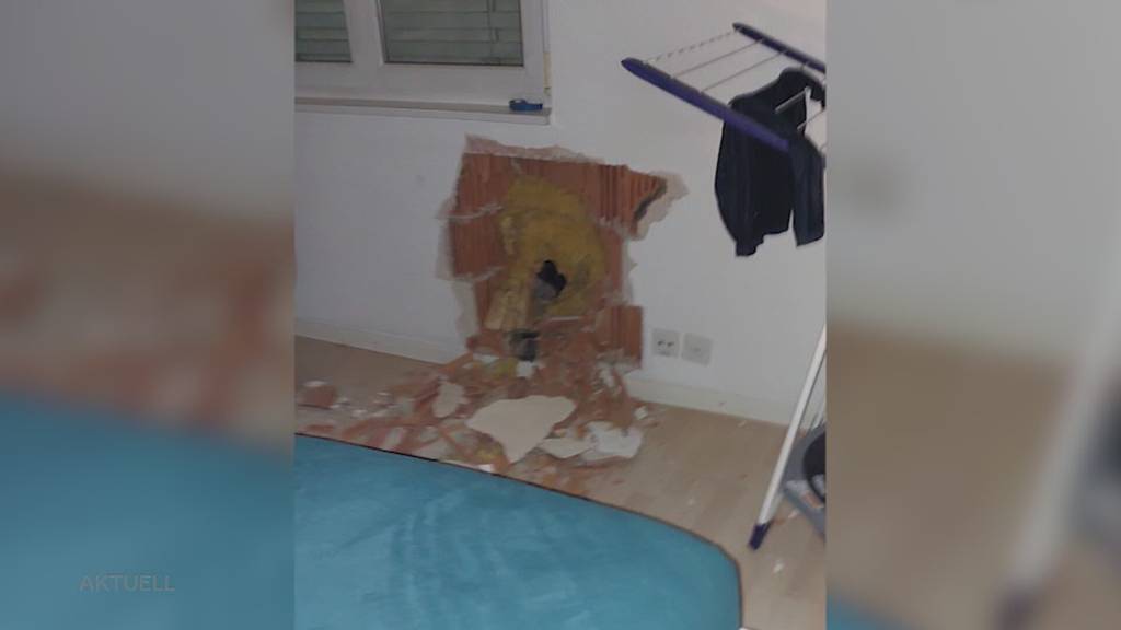 Albtraum: Auto kracht in Gunzgen durch eine Wand ins Schlafzimmer