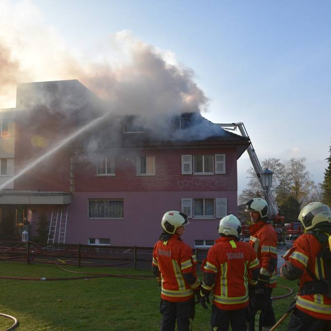 Brand im Hotel Schaanerhof