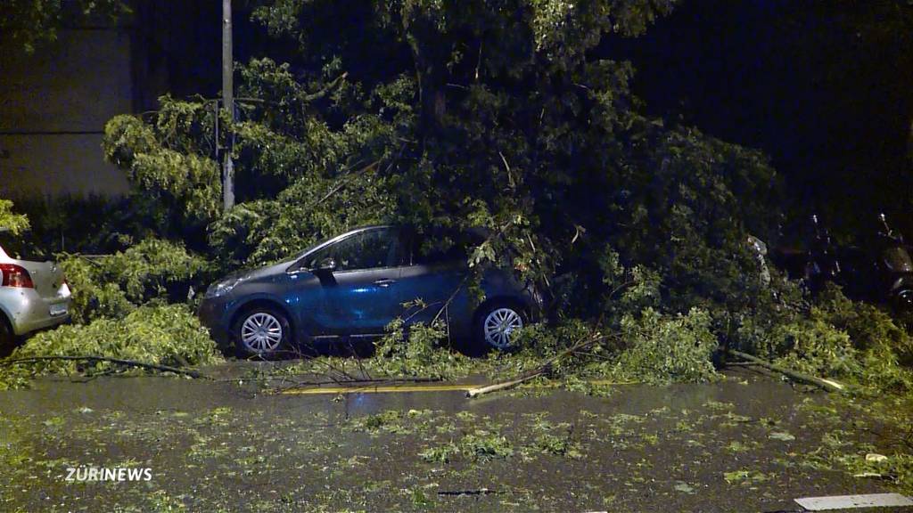 Ein Bild der Verwüstung: Unwetter in Zürich hinterlässt grosse Schäden