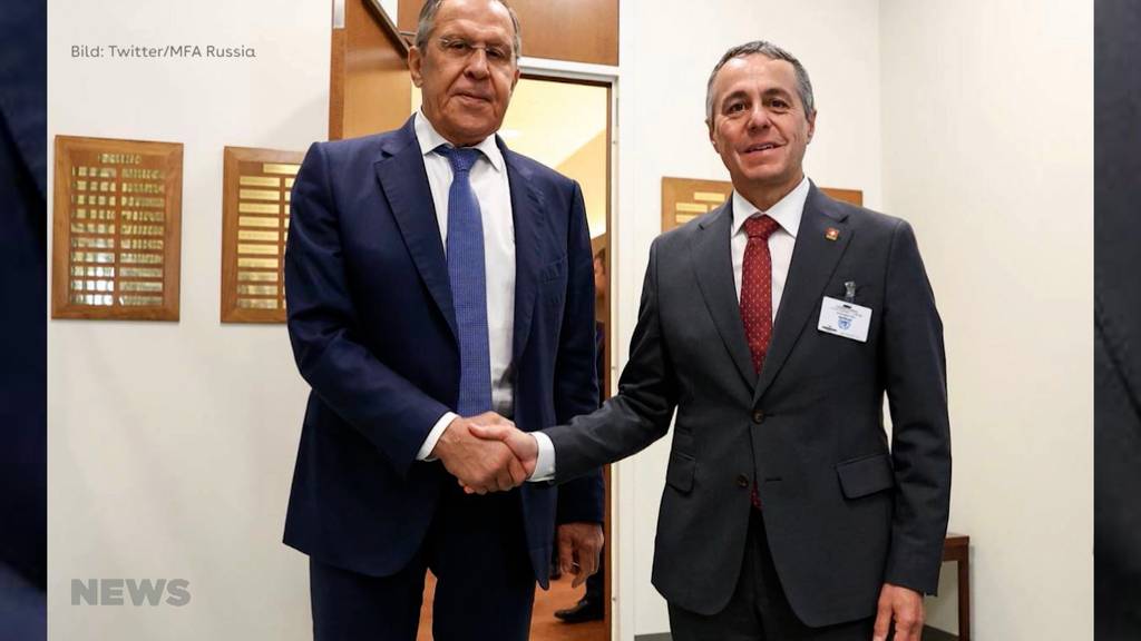 Cassis’ Handschlag mit russischem Aussenminister sorgt für Kritik