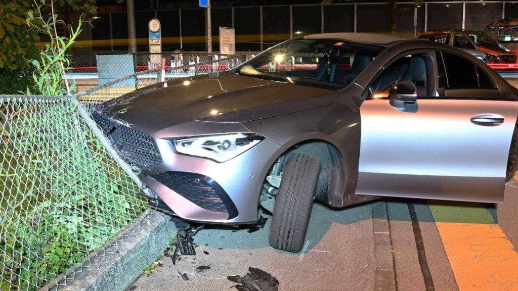 Die Fahrt endete auf der Horwerstrasse in Kriens LU.