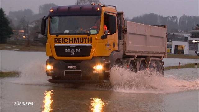 Hochwassergefahr in tieferen Lagen