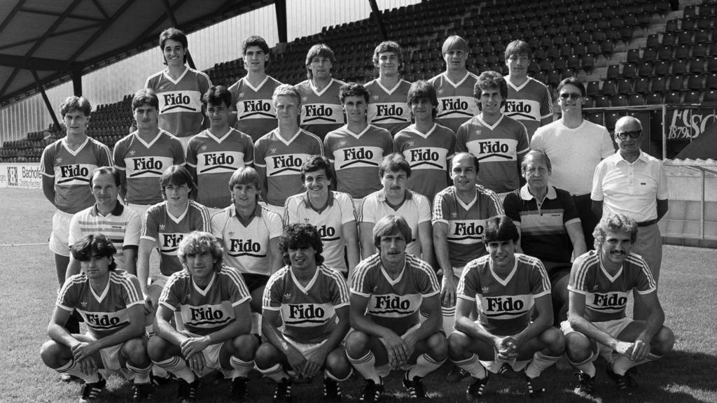 Die Mannschaft des FC St.Gallen von 1983.