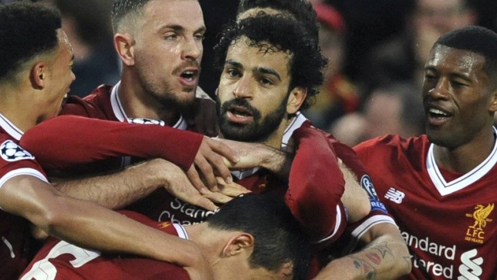 Mohamed Salah - Mittelpunkt des Liverpooler Jubels