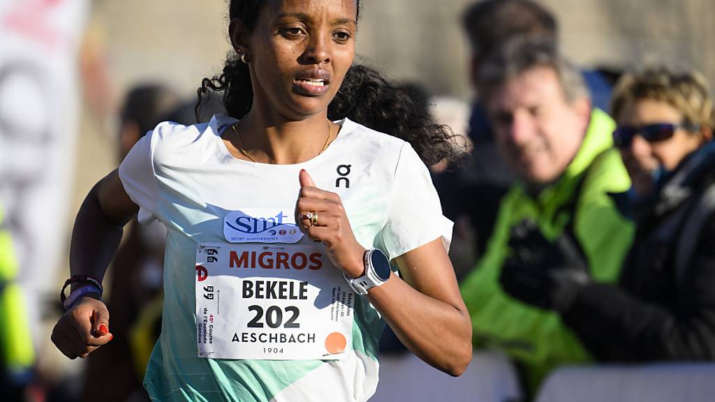 Helen Bekele unterwegs am Escalade Race in Genf im letzten Dezember