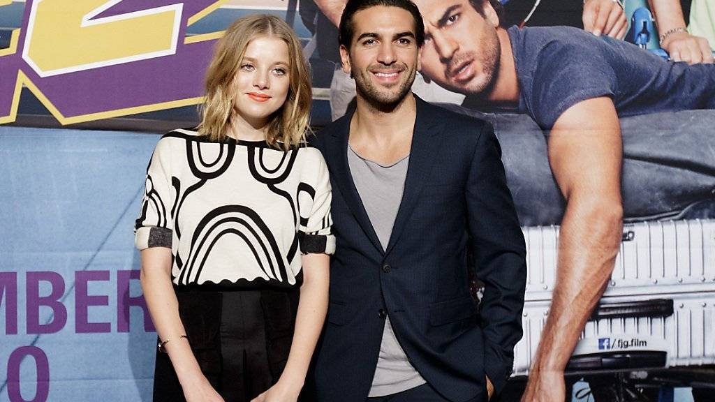 Jella Haase mit Elyas M'Barek bei der Filmpremiere von «Fack Ju Göhte» in Wien (Aufnahme vom September dieses Jahres).