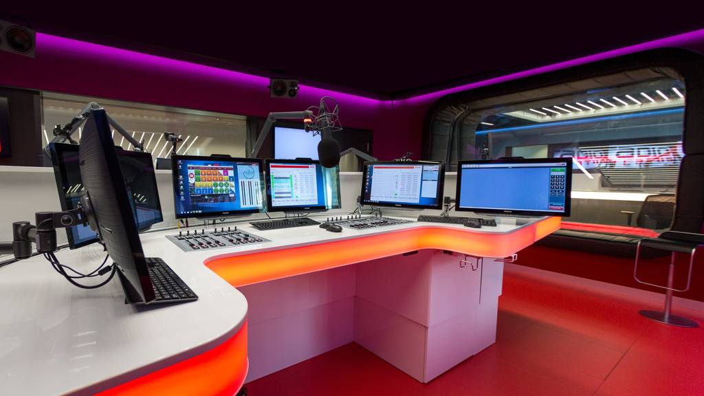 Das Studio von Radio Pilatus an der Maihofstrasse in der Stadt Luzern.