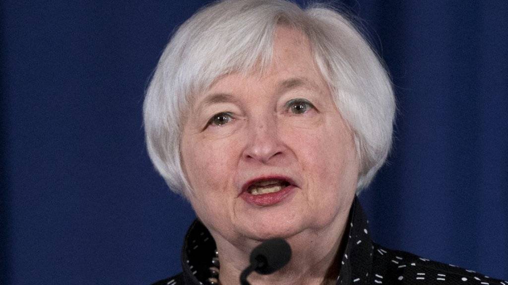 Lässt noch offen, ob die Zinswende bereits Mitte Monat erfolgen wird: US-Notenbankchefin Janet Yellen. (Archiv)