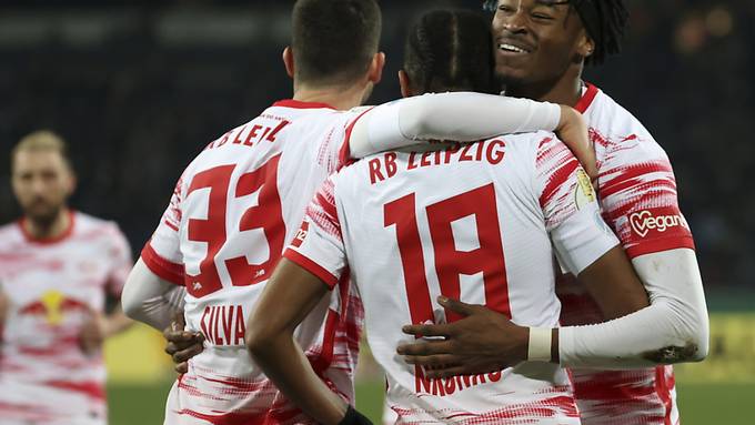 Leipzig erreicht Cup-Halbfinals souverän
