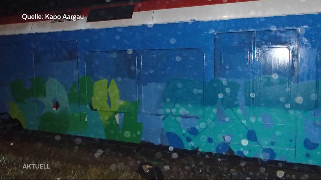 Aargauer Sprayer-Paar wegen rund 100 Graffitis zu bedingten Gefängnisstrafen verurteilt