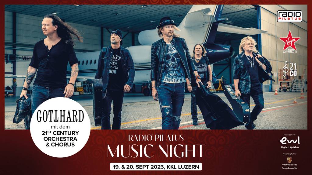 Radio Pilatus Music Night mit Gotthard und dem 21st Century Orchestra