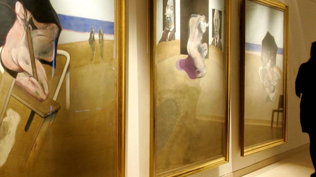 In Spanien konnten Kunstdiebe im vergangenen Juni fünf Gemälde von Francis Bacon entwenden (im Bild Francis Bacons «Triptych 1974-1977», Symbolbild)