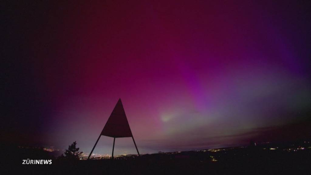 Seltenes Spektakel: Polarlichter am Zürcher Nachthimmel