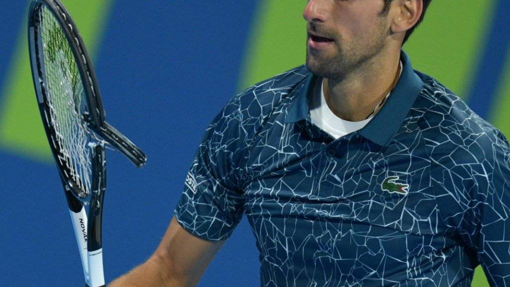 Novak Djokovic strapaziert gegen Roberto Bautista Agut Nerven und Material