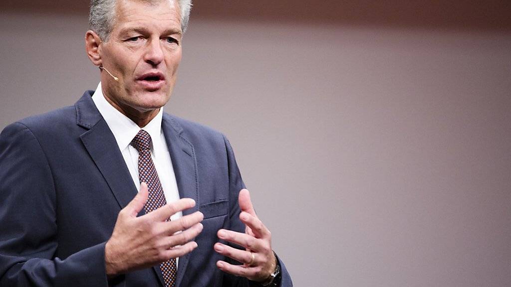 Heinz Karrer, der Präsident von economiesuisse, bekämpft die Initiative «Grüne Wirtschaft». Er warnt vor einem Kahlschlag. (Archivbild)