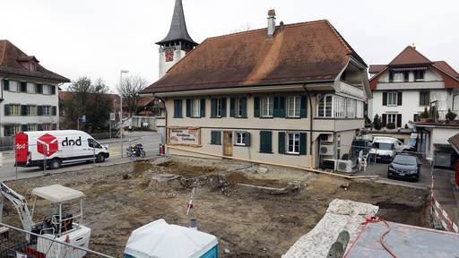 Spuren eines frühmittelalterlichen Dorfes in Jegenstorf ausgegraben