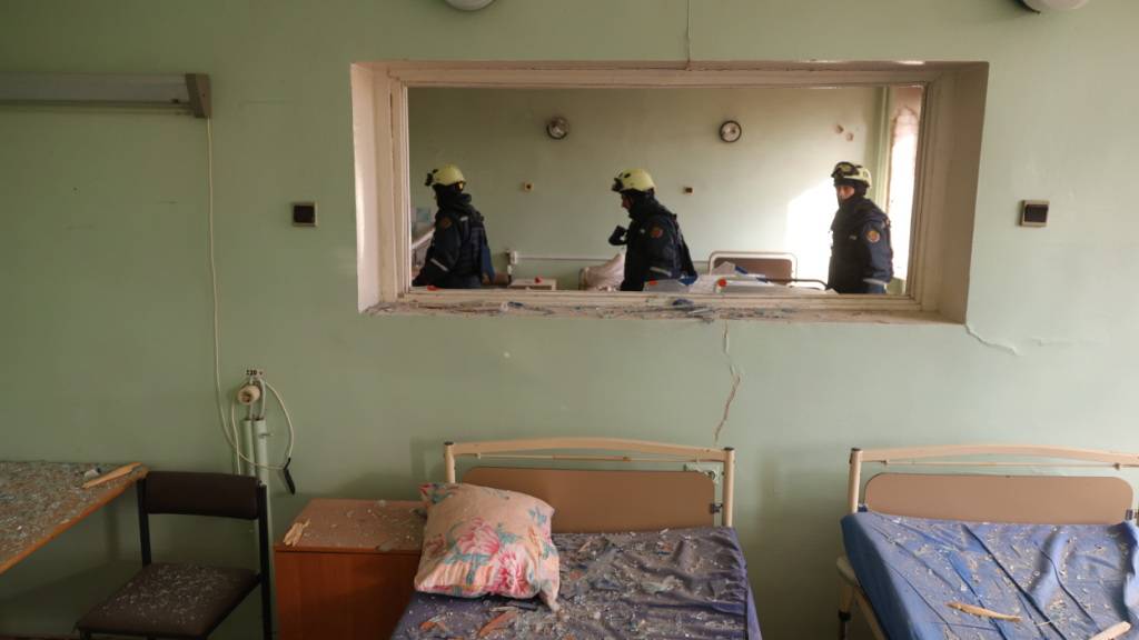 Verletzte nach russischem Angriff auf Geburtsklinik