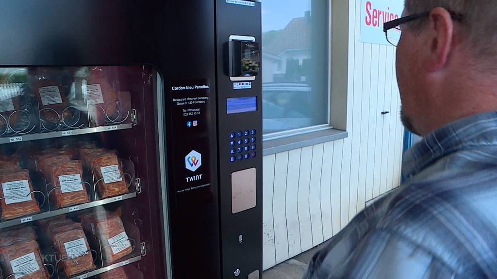 Vom Cordon bleu bis zum Branchli: Diese sonderbaren Automaten stillen jeden Gluscht