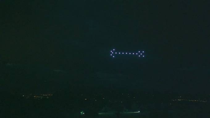 Drohnenshow statt Feuerwerk