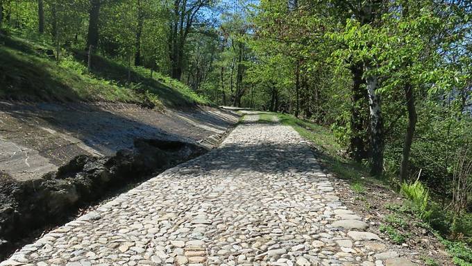 Am Monteceneri wird die «römische Strasse» eröffnet