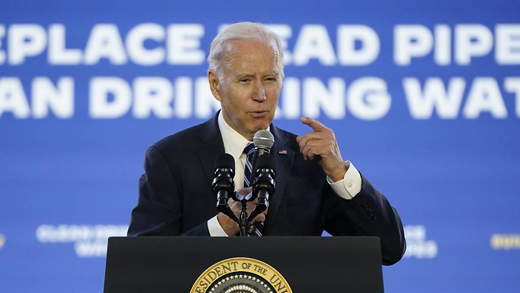 US-Präsident Joe Biden spricht bei einer Veranstaltung. Foto: Patrick Semansky/AP/dpa