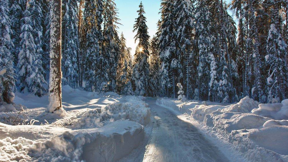 Der Eisweg Sur En im Engadin.