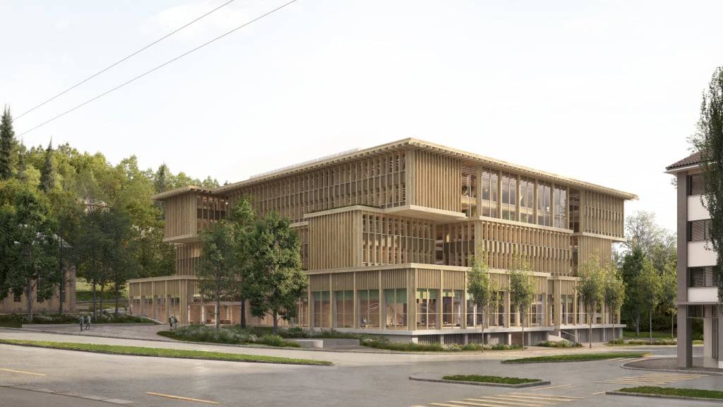 Das Projekt «Tsumiki» von «Graber Pulver Architekt:innen» hat den Wettbewerb für den neuen Campus der Universität St. Gallen gewonnen.