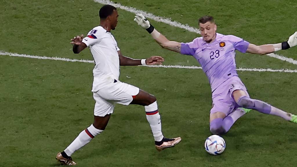 Der US-Nationalspieler Haji Wright, hier im Einsatz für das Nationalteam, schiesst Coventry tief in der Nachspielzeit in die Halbfinals. (Archivbild)