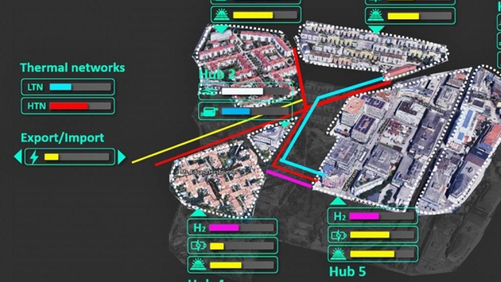 «Netto Null» tönt als Ziel einfach. Aber da hin zu kommen ist hochkomplex. Ein Online-Tool, das auf jahrelanger Forschungspraxis der Empa basiert, nimmt Energieplanerinnen und Energieplanern das Kopfzerbrechen ab (Pressebild Empa)-