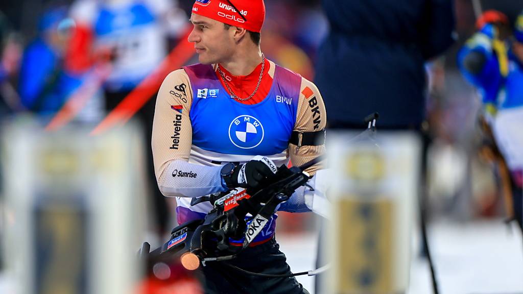 Am Schiessstand klappt es besser als in der Loipe: Niklas Hartweg