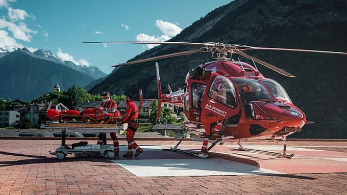 Air Zermatt mit mehr Rettungsflügen wegen sommerlichem Wetter