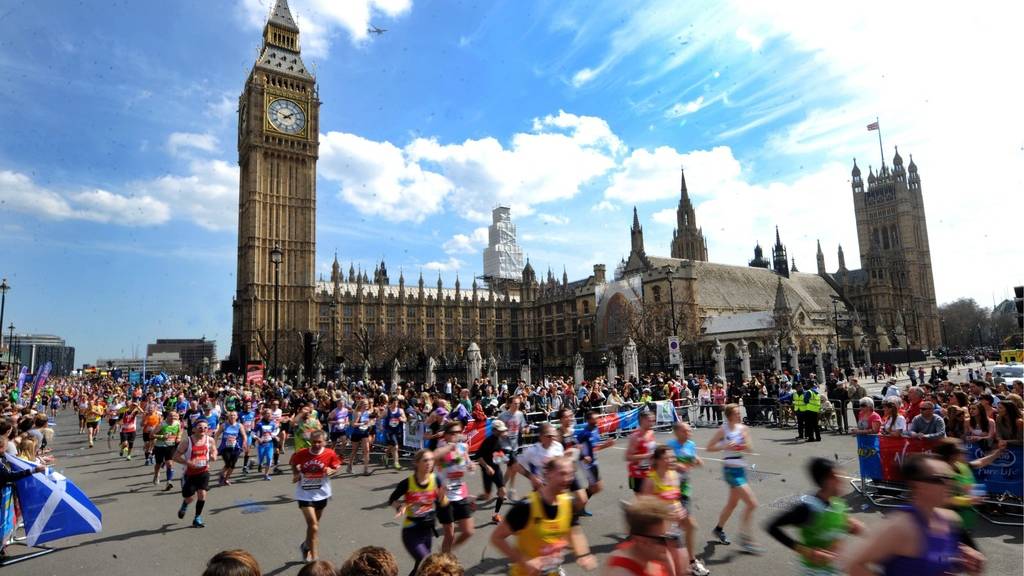 Klimakleber sorgen an London Marathon für Sicherheit