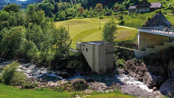 Wasserkraftwerk Waldemme produziert Strom für 1'500 Haushalte