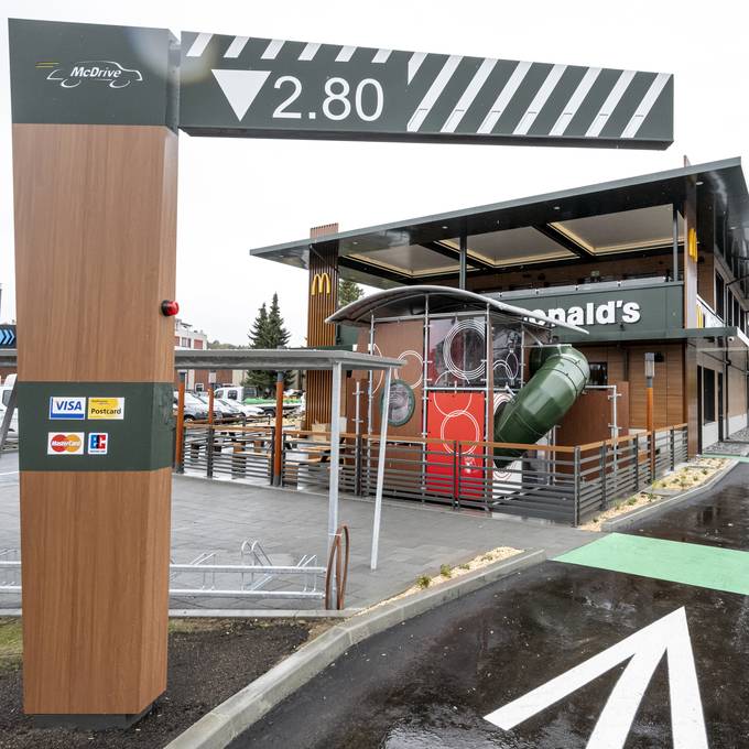 Neuer McDonalds mit Drive-in in Aarberg eröffnet